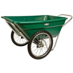 Original Smart Cart, Green, 7 Cu Ft Tray With 20in Pneumatic Spoked Wheels By Muller
