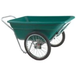 Original Smart Cart, Green, 7 Cu Ft Tray With 20in Flat-Free Spoked Wheels By Muller