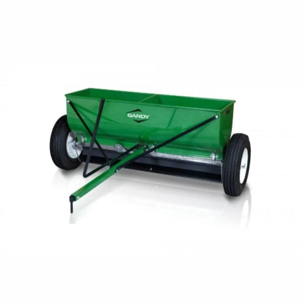 Towable Drop Spreader With 225lb Steel Hopper And Pneumatic Tires By Gandy 2 Towable Drop Spreader With 225lb Steel Hopper And Pneumatic Tires By Gandy - Image 2