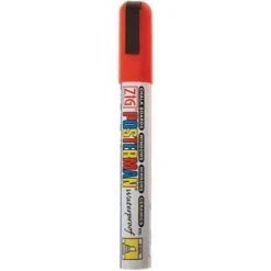Washable Waterproof Marker For Eye-Catching Merchandising - Red