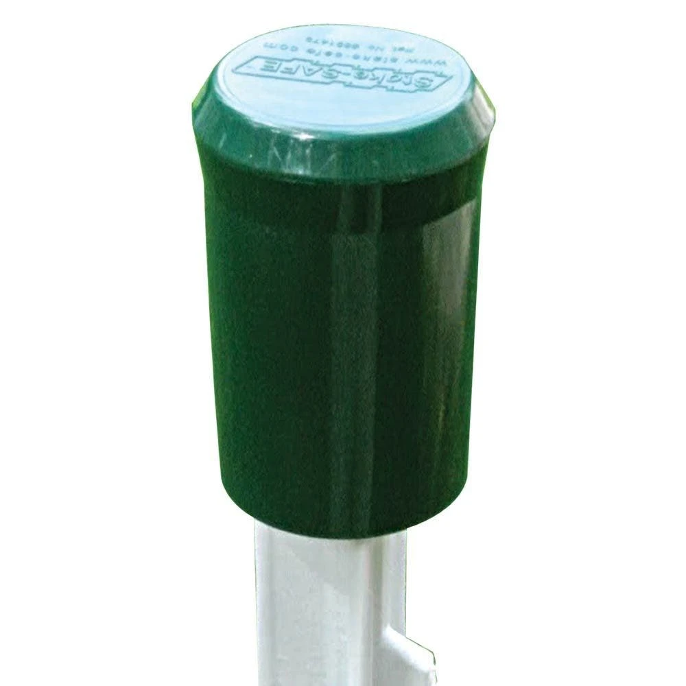 Stake-SAFE T-Post Safety Caps, Green, Pack Of 10 1 Stake-SAFE T-Post Safety Caps, Green, Pack Of 10